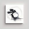 pintura-de-arte-de-pared-en-tinta-china-con-un-bons-i-cl-sico-c-lido-y-un-enso-minimalista