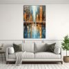 pintura-de-arte-de-pared-inspiraci-n-tonos-ciudad-en-azul-y-naranja-por-mike-st-1