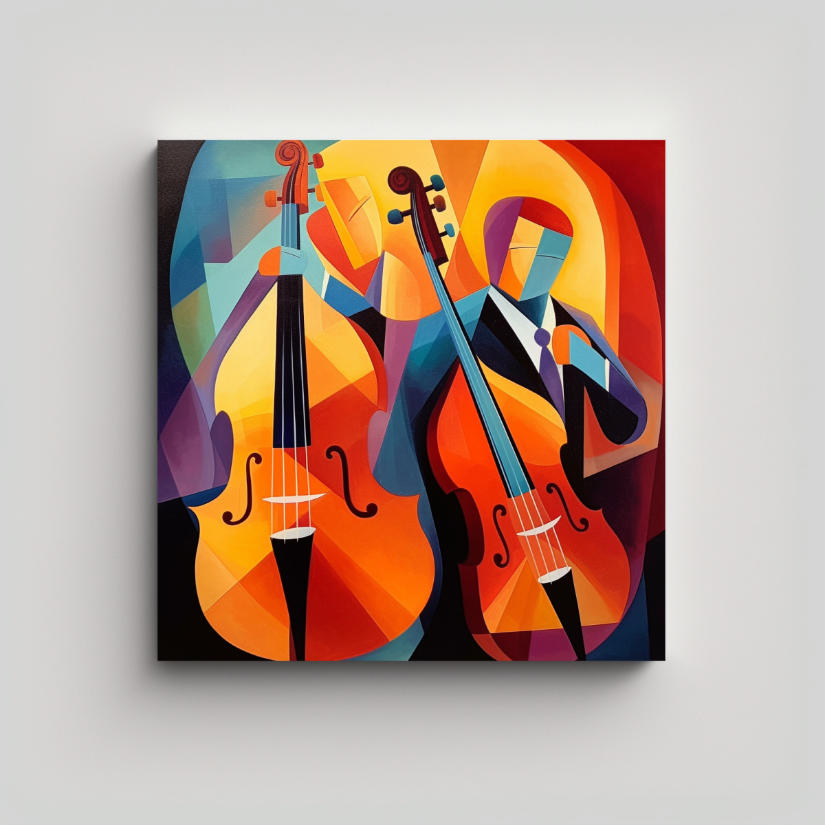 pintura-de-arte-de-pared-moderno-alegre-de-un-contrabajista-de-jazz-estilizado