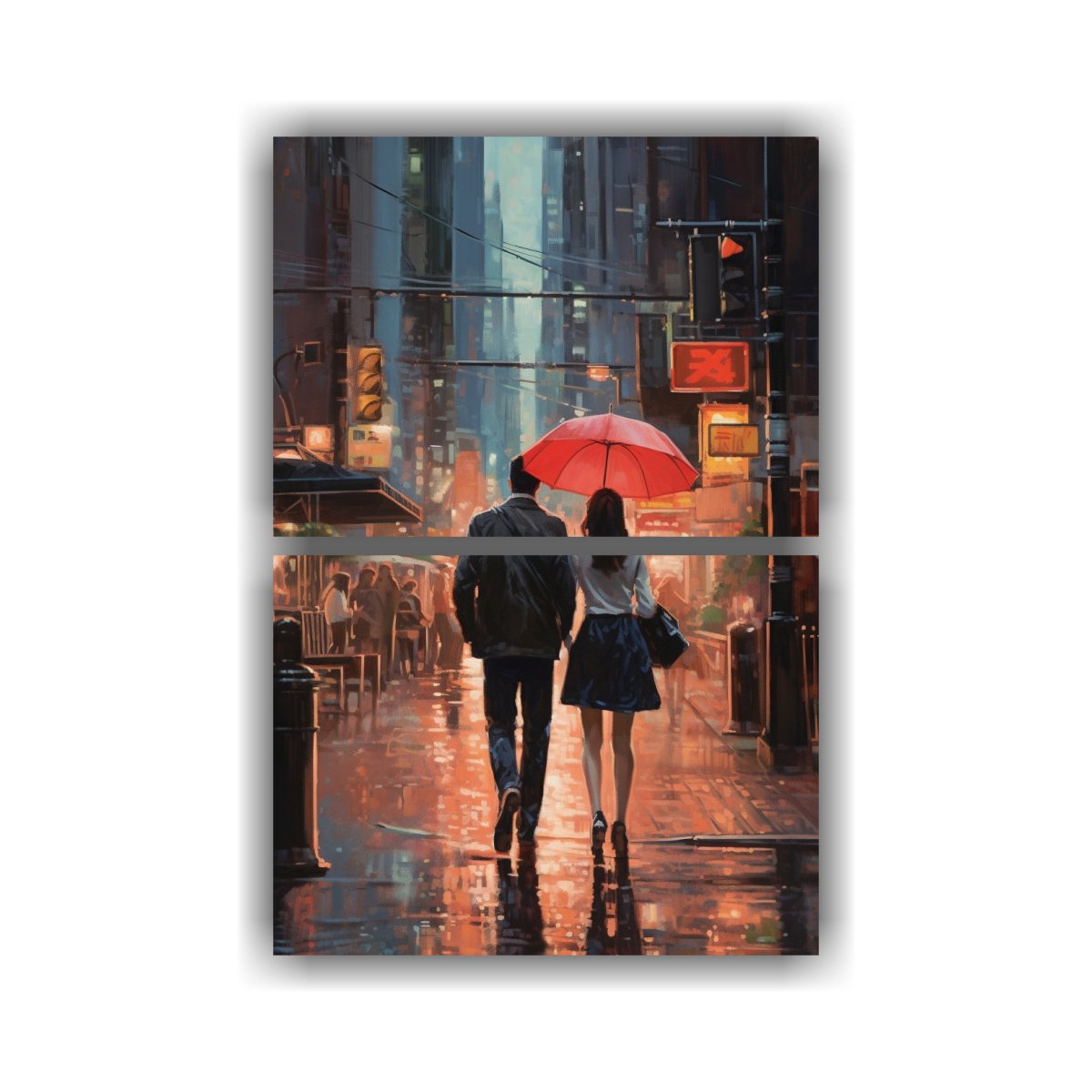 pintura-de-decoraci-n-dos-telas-en-bastidor-expresi-n-fant-stico-shinka