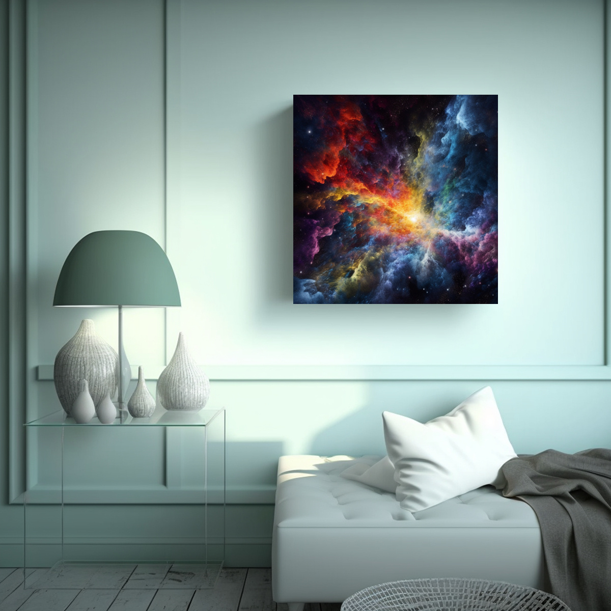 pintura-de-pared-con-l-neas-finas-de-galaxia-1