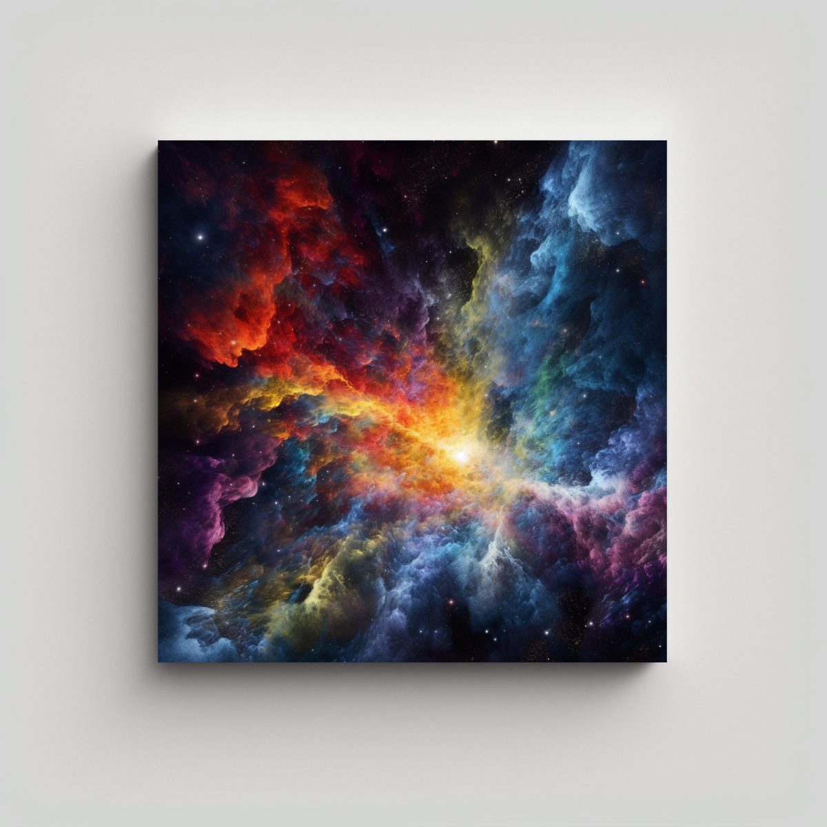 pintura-de-pared-con-l-neas-finas-de-galaxia