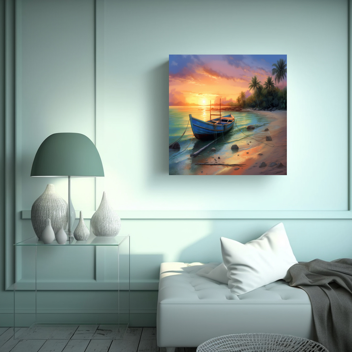 pintura-de-pared-cuadrada-luminosa-paisaje-hermoso-mar-playa-atardecer-barco-realista-4-v-1
