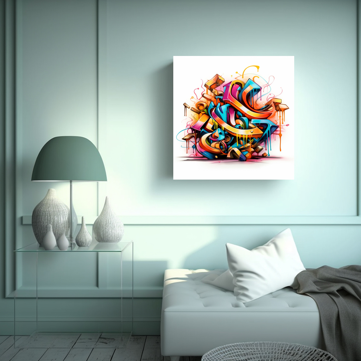 pintura-decorativa-abstracta-con-letras-de-grafiti-estilizadas-en-lienzo-1