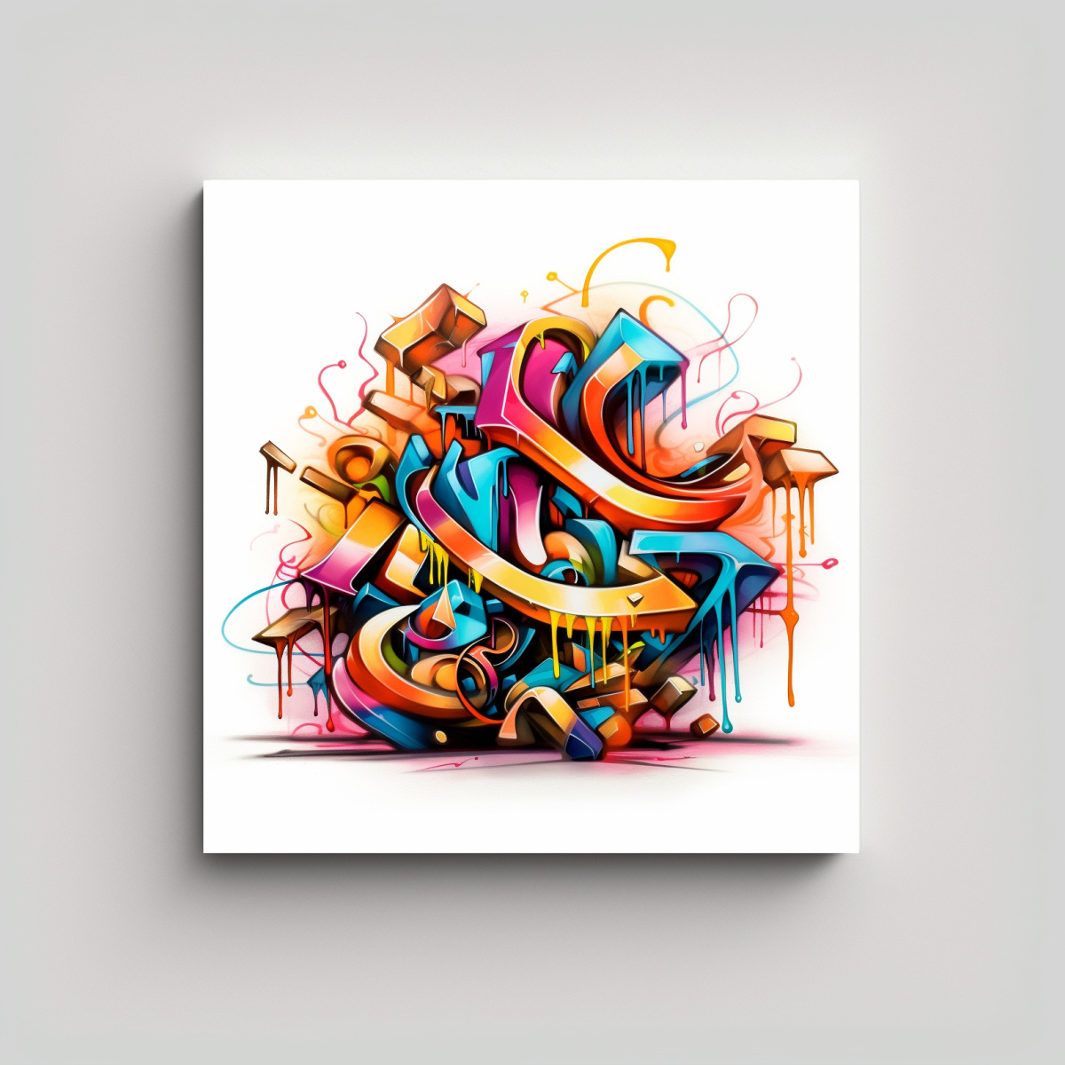 pintura-decorativa-abstracta-con-letras-de-grafiti-estilizadas-en-lienzo