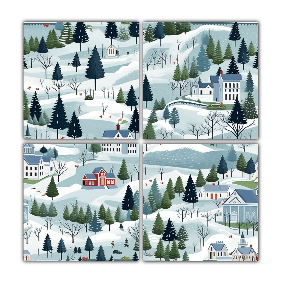 pintura-decorativa-abstracta-para-invierno-nevado-en-vermont