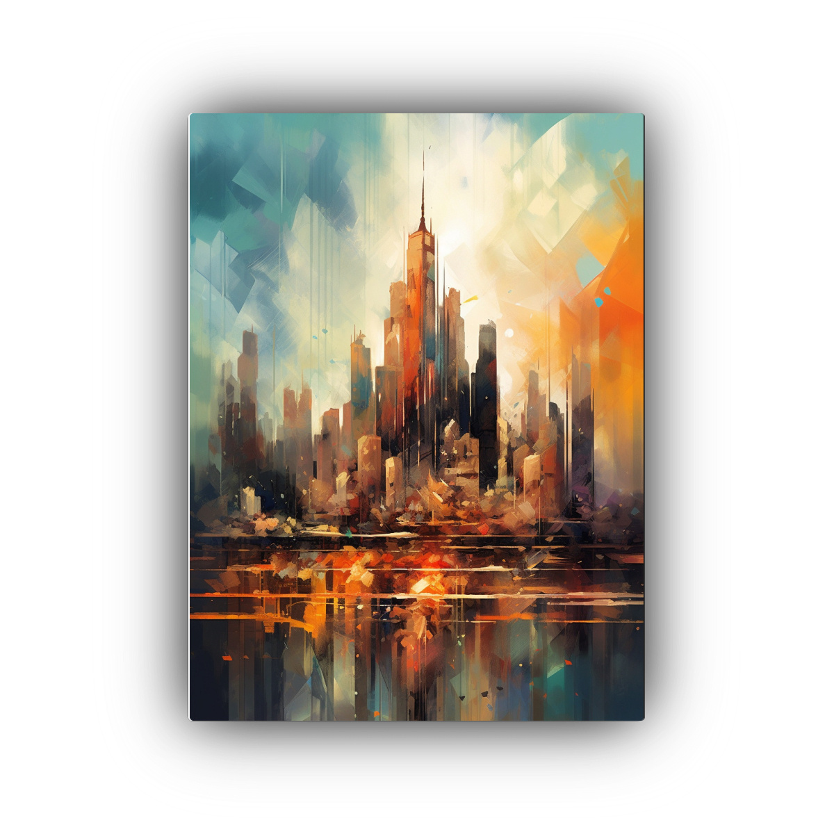 pintura-decorativa-arte-abstracto-de-paisaje-urbano-con-pinceladas-audaces-en-lienzo-canva