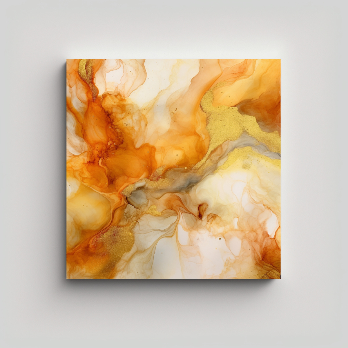 pintura-decorativa-con-fondo-de-tinta-al-alcohol-en-naranja-y-oro-sutiles-a-pantalla-completa-de-expresi-n-ambiental-canva