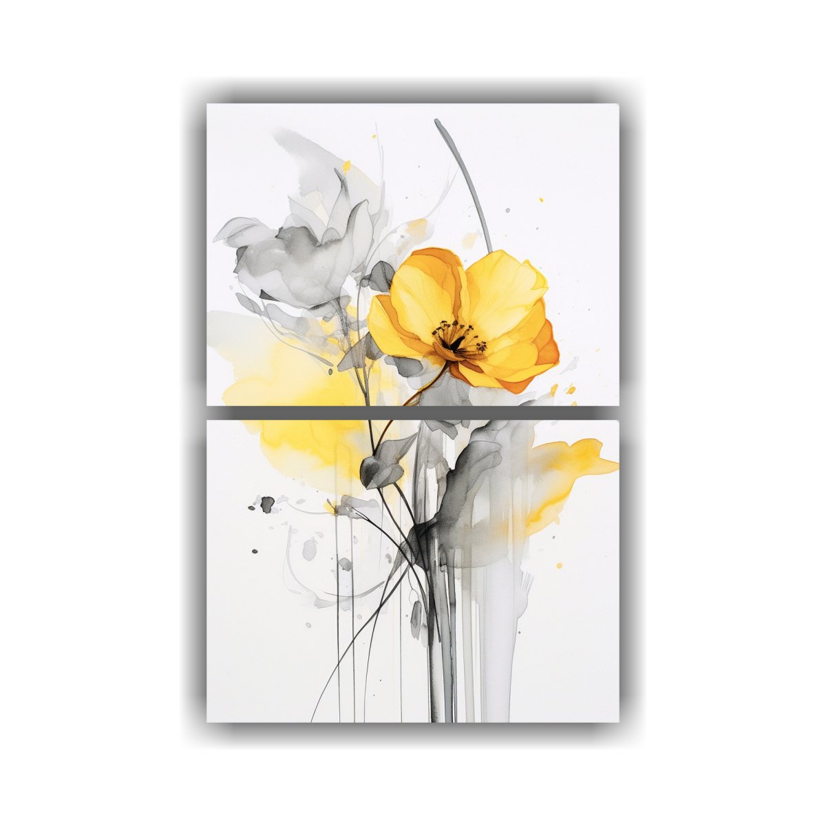 pintura-decorativa-de-flores-acuarela-ewe-en-cuadro-blanco