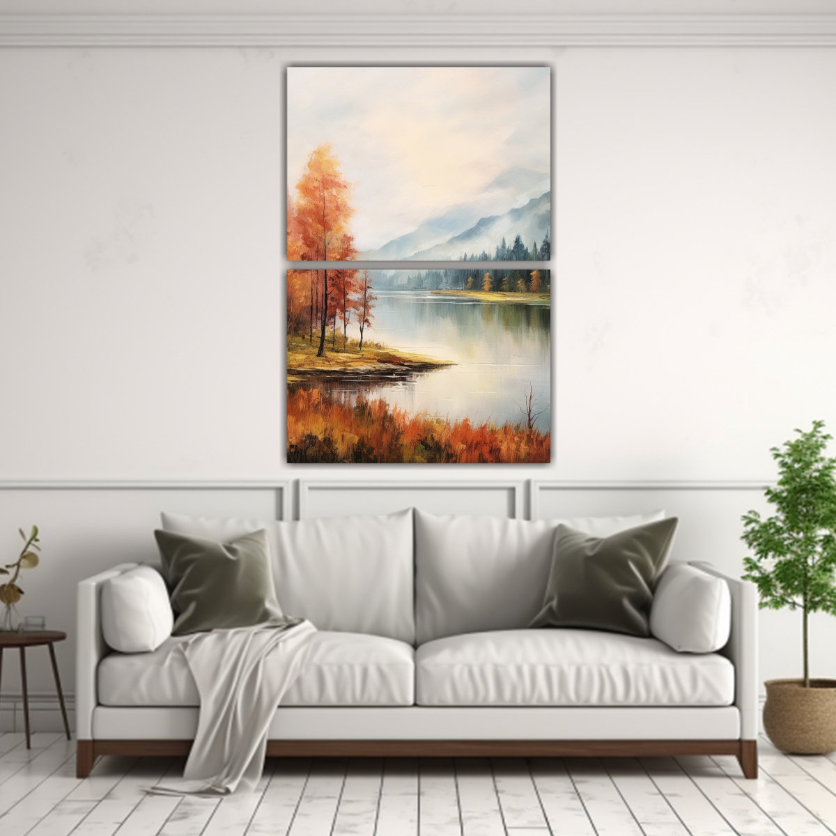 pintura-decorativa-de-tela-sublimada-en-bastidor-con-dos-paneles-lago-tranquilo-rodeado-de-rboles-1-1