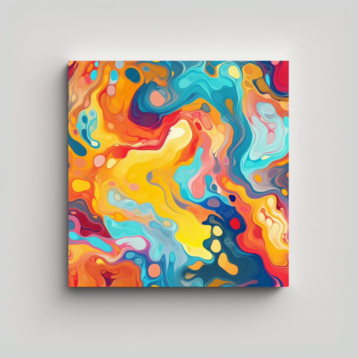 pintura-decorativa-de-textura-de-leo-colorido