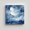 pintura-decorativa-en-bastidor-armon-a-crom-tica-del-cielo-nublado-con-luna-en-tonos-azul-desvanecido