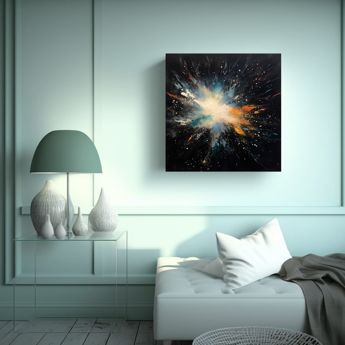 pintura-decorativa-en-negro-con-trazos-blancos-en-diversas-direcciones-1