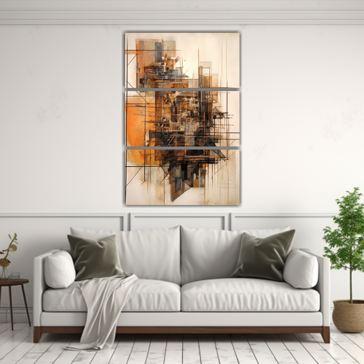 pintura-decorativa-moderna-con-l-nea-abstracta-de-bronce-en-3-composiciones-resistentes-al-dibujo-1