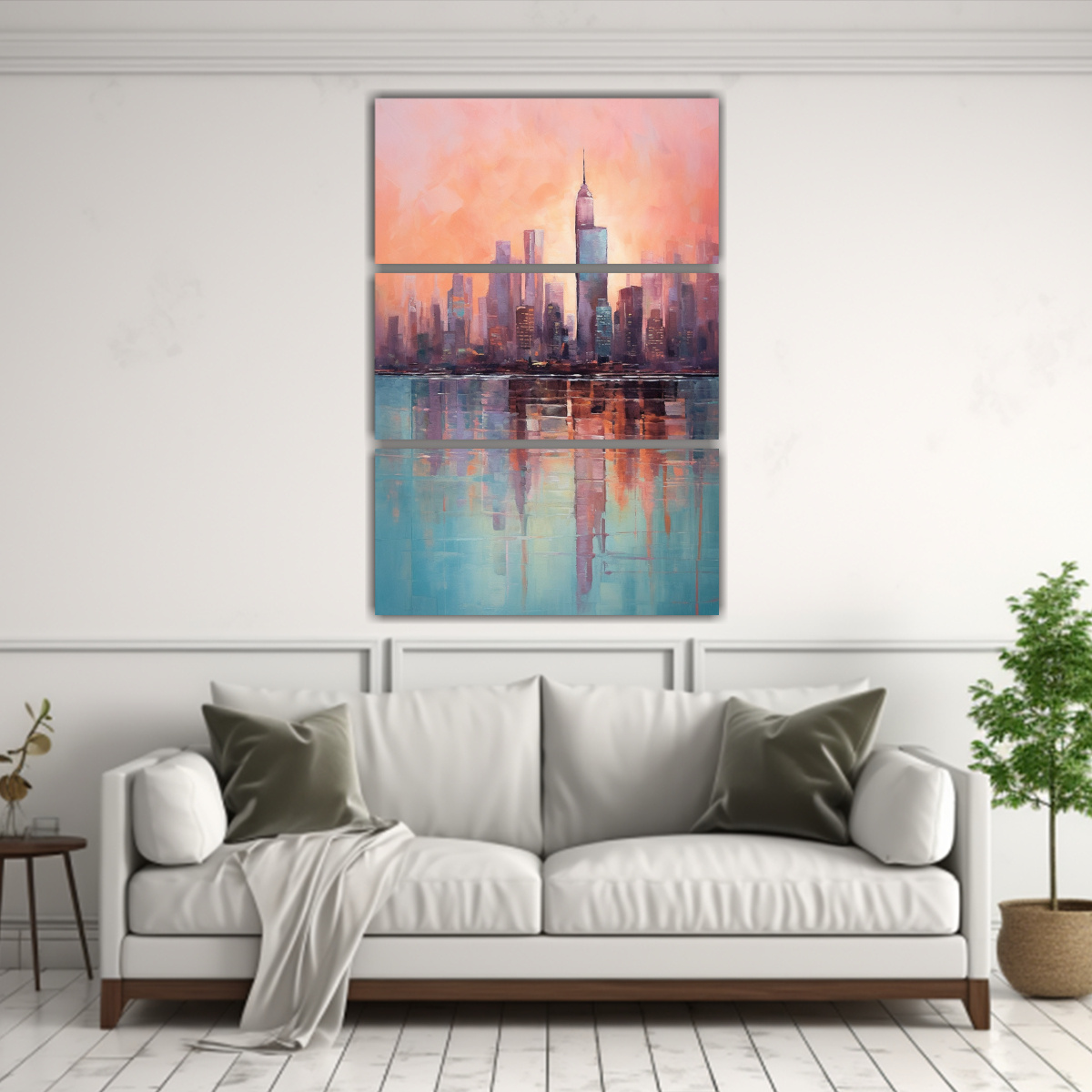 pintura-decorativa-nica-del-atardecer-de-una-ciudad-1