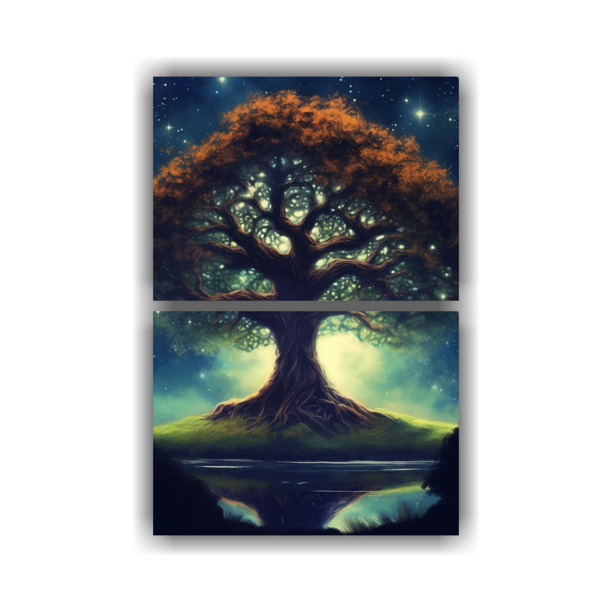 pintura-decorativa-paisaje-hd-relieve-hub-1-yggdrasil-brillante-contra-fondo-luminoso