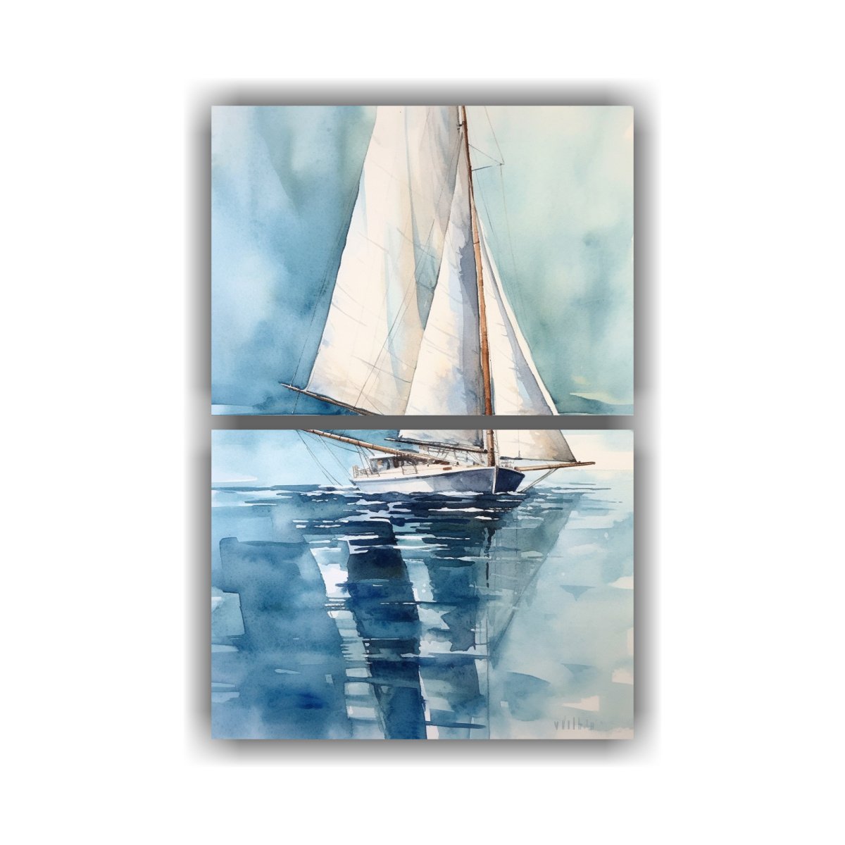 pintura-decorativa-simetr-a-vela-blanca-barco-velero-agua-clara