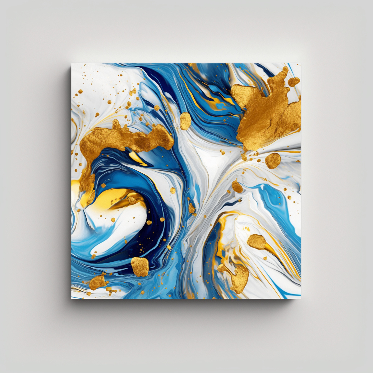 Lienzo De Color Rosa Y Azul Para Pared, Arte Abstracto Azul Y Azul, Póster De Cuadros Rosa Y Beige, Arte Azul Y Dorado, Decoración De Pared, Pintura De Lienzo Azul Marino