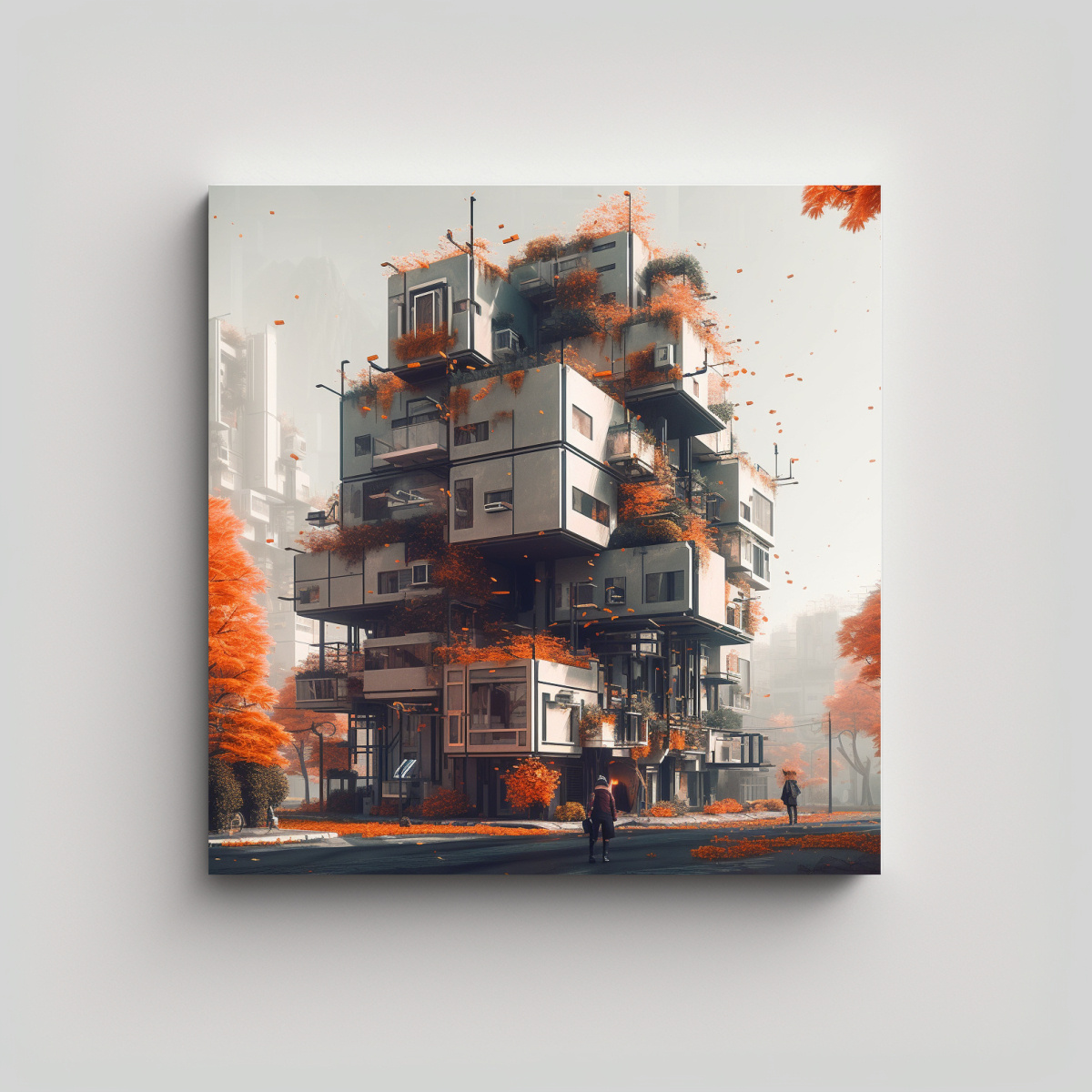 pintura-en-bastidor-creativa-para-decoraci-n-de-casa-futurista-con-retrato-de-calles-lindo-en-8k