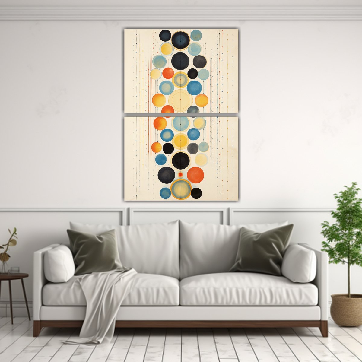 pintura-en-tela-con-azul-amarillo-rojo-negro-y-blanco-1