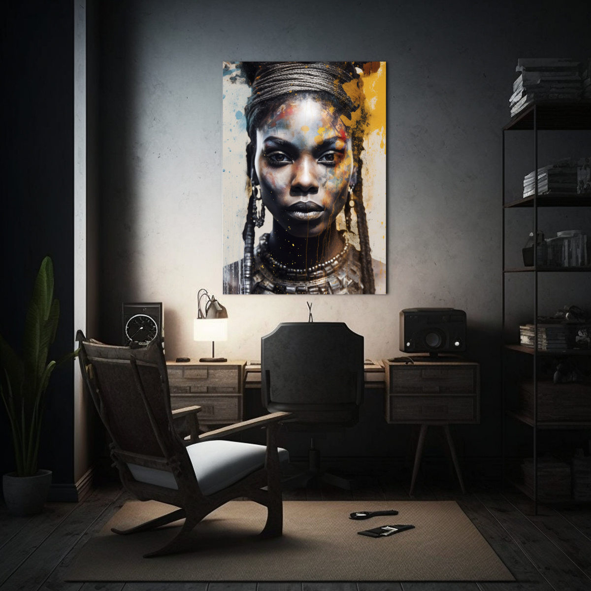 pintura-en-tela-sublimada-de-obra-maestra-de-una-mujer-africana-con-estilo-de-aerosol-1