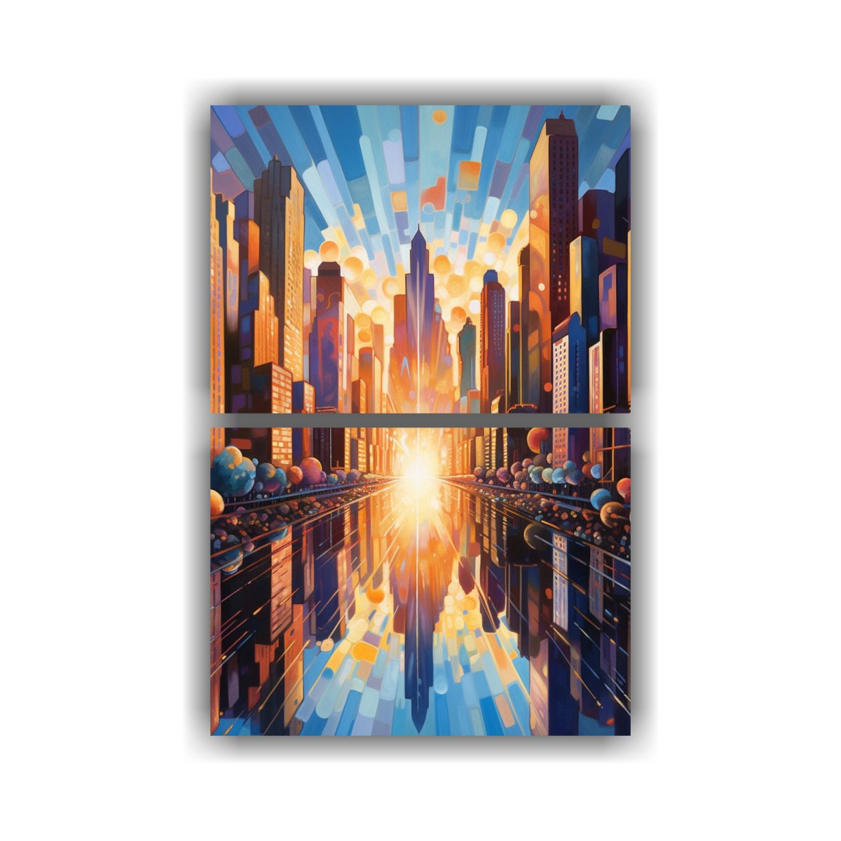 pintura-floral-de-la-ciudad-con-movimiento-en-dos-composiciones