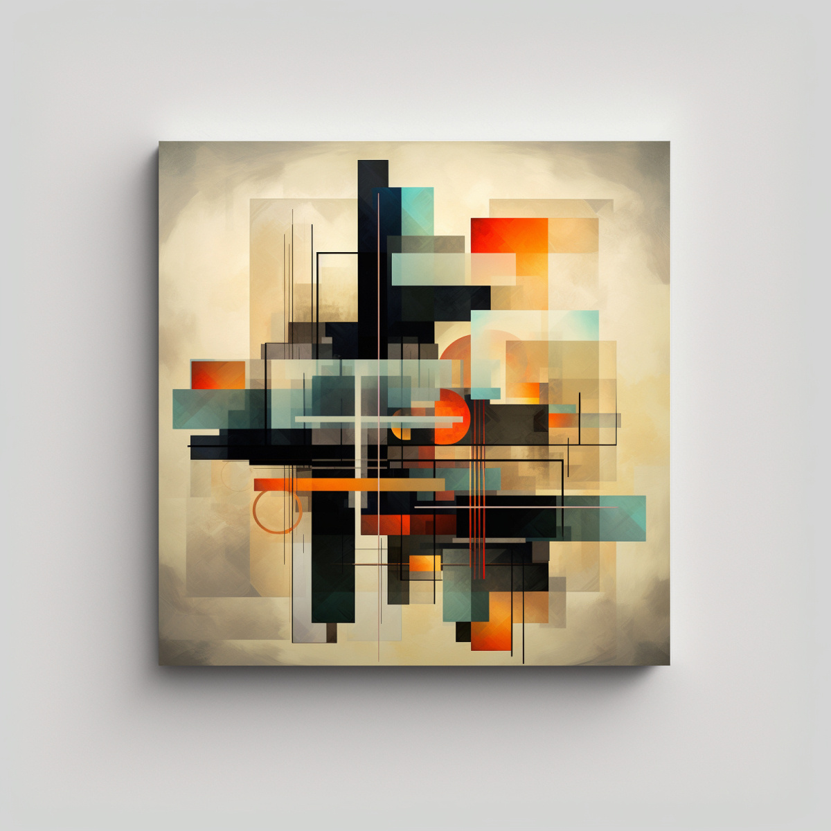 pintura-geom-trica-abstracta-en-cuadro-cuadrado-de-profundidad