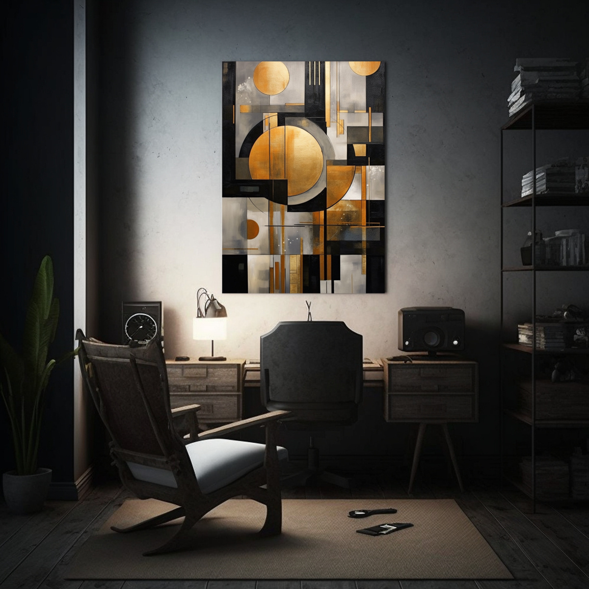 pintura-geom-trica-moderna-abstracta-en-lienzo-negro-y-dorado-1