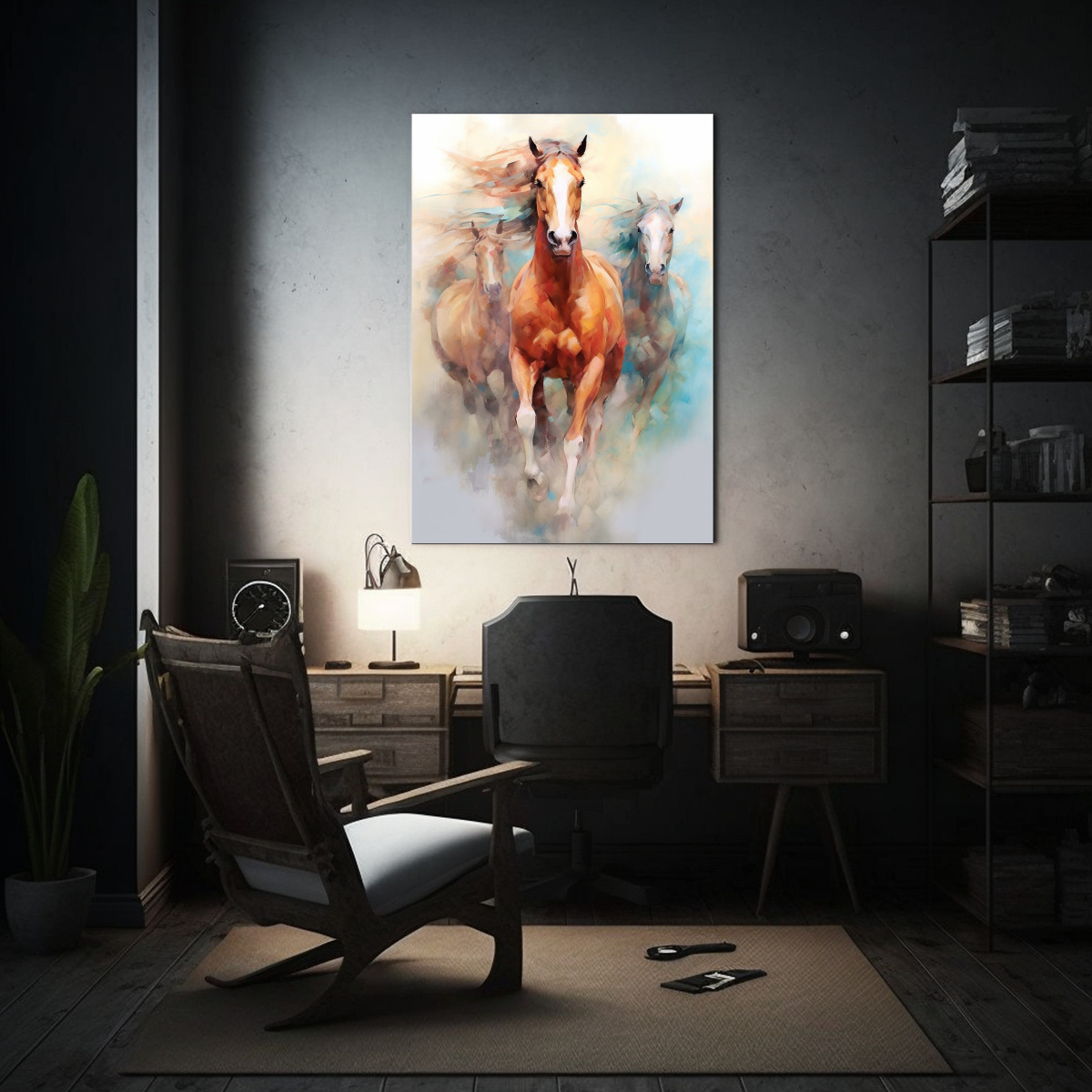 pintura-leo-impacto-visual-caballos-estilo-femenino-canadiense-a-1