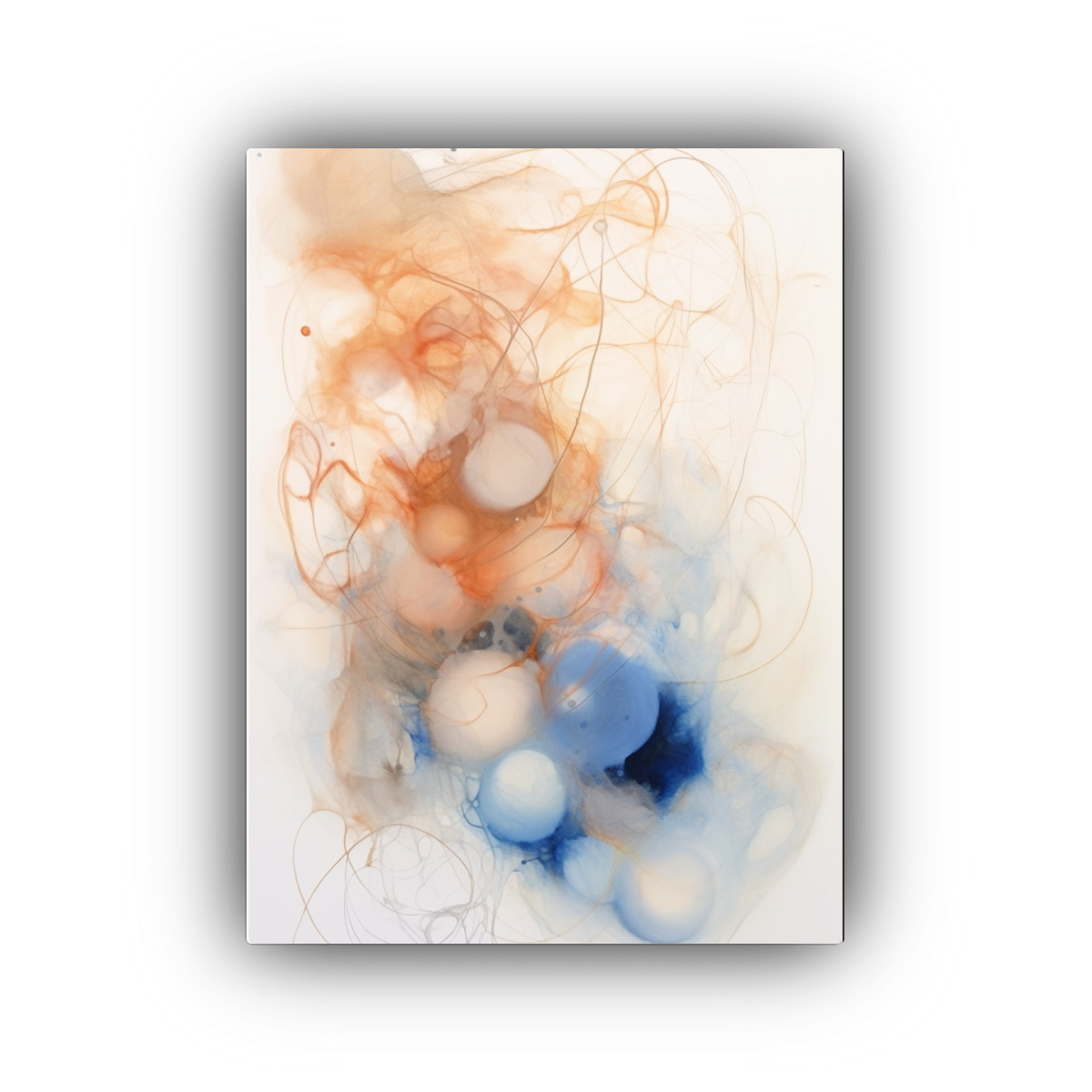 pintura-lienzo-l-neas-finas-fantas-a-en-blanco-beige-y-azul