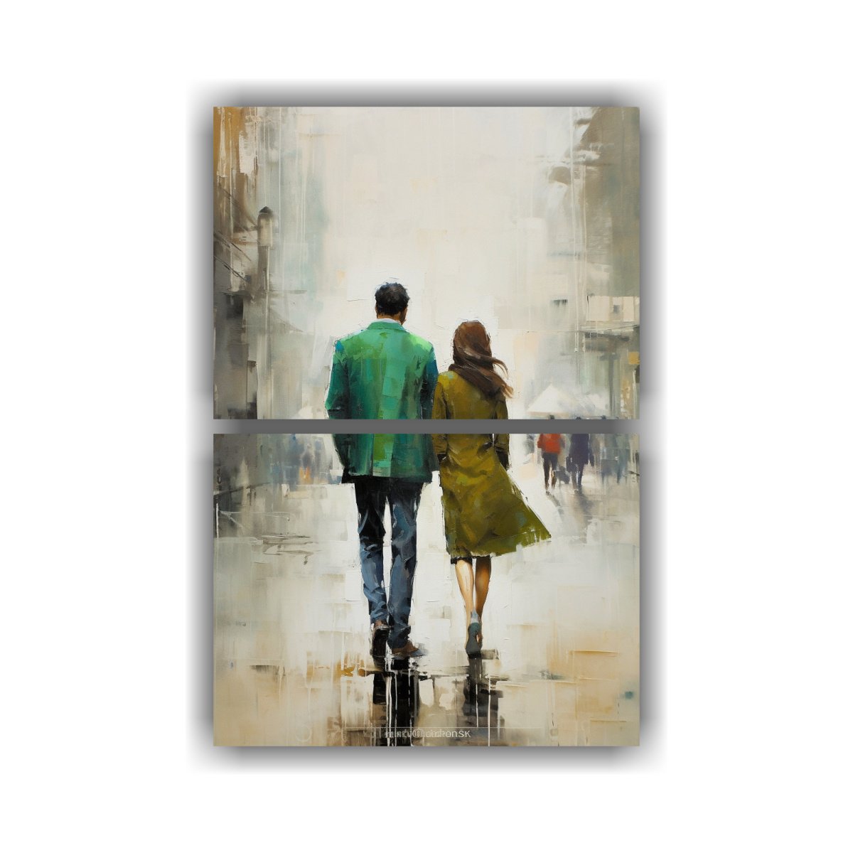 pintura-minimalista-abstracta-de-expresividad-vista-trasera-de-una-joven-mujer