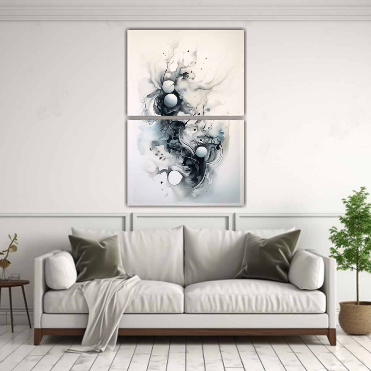 pintura-mural-bohemia-abstracta-en-estilo-tinta-para-dormitorio-1