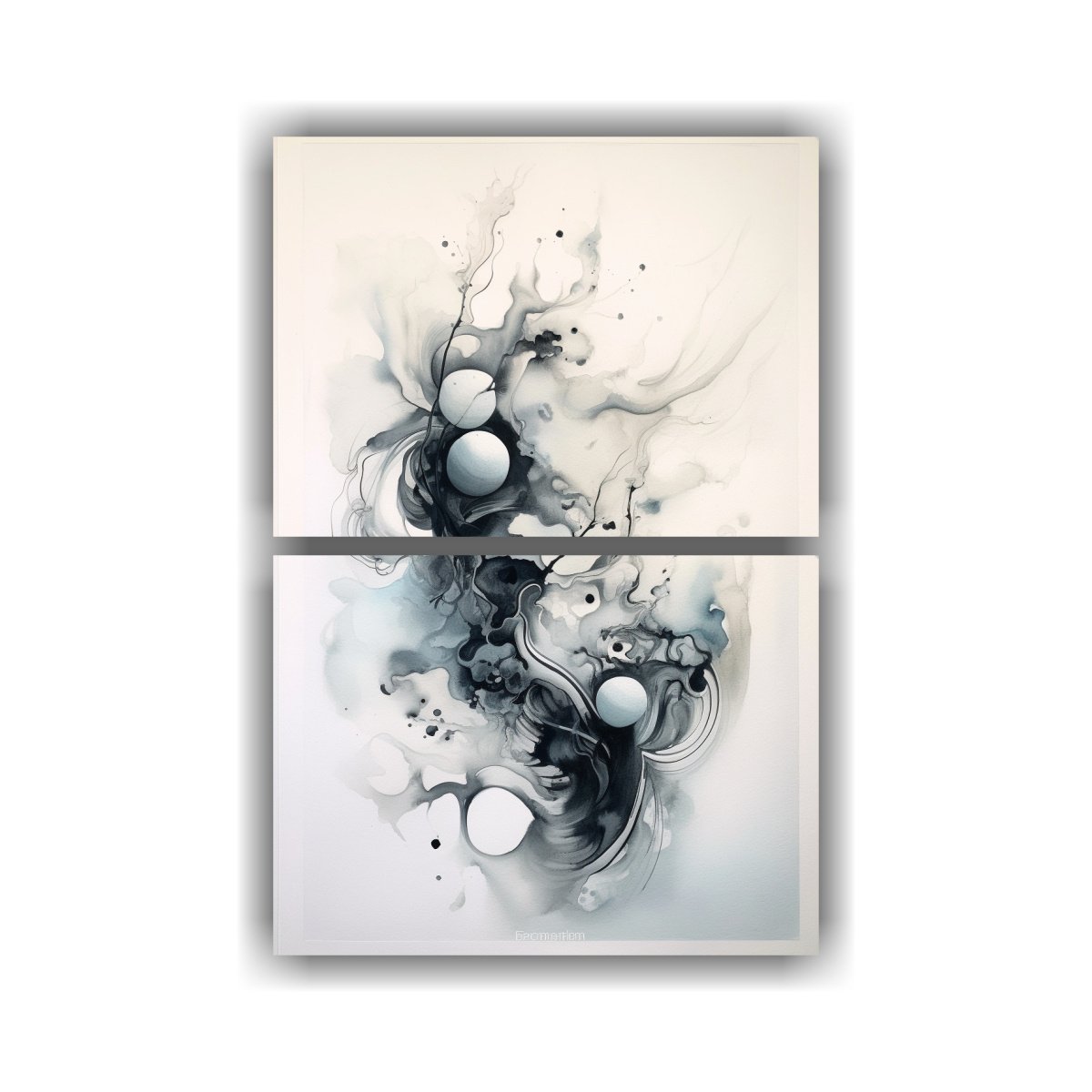 pintura-mural-bohemia-abstracta-en-estilo-tinta-para-dormitorio