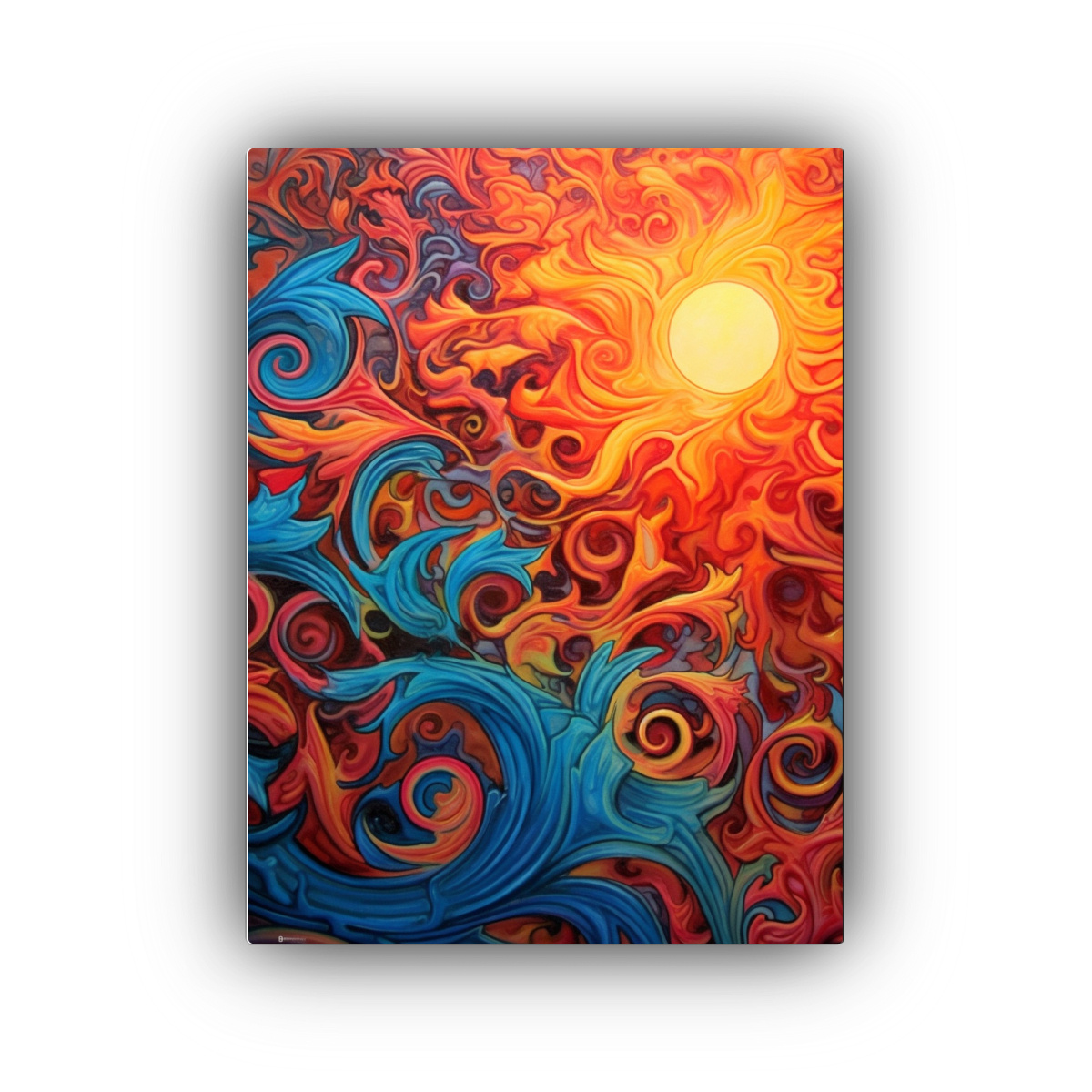 pintura-mural-moderna-de-colores-vivos-del-sol-ebru-de-aerosol-filigrana