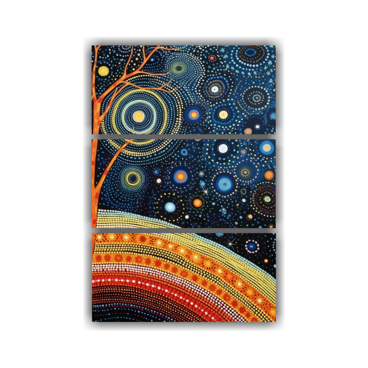 pintura-mural-moderna-de-tres-artes-de-pared-vida-aborigen-australiana-por-kobe-mc