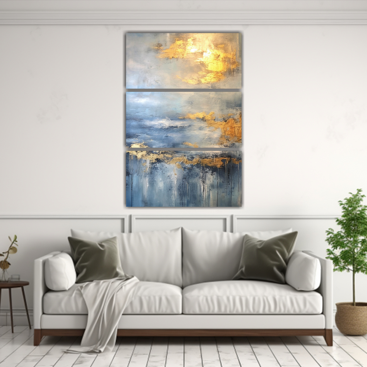 pintura-sobre-lienzo-en-azul-y-dorado-con-cielo-azul-tres-cuadros-abstracci-n-refinado-1