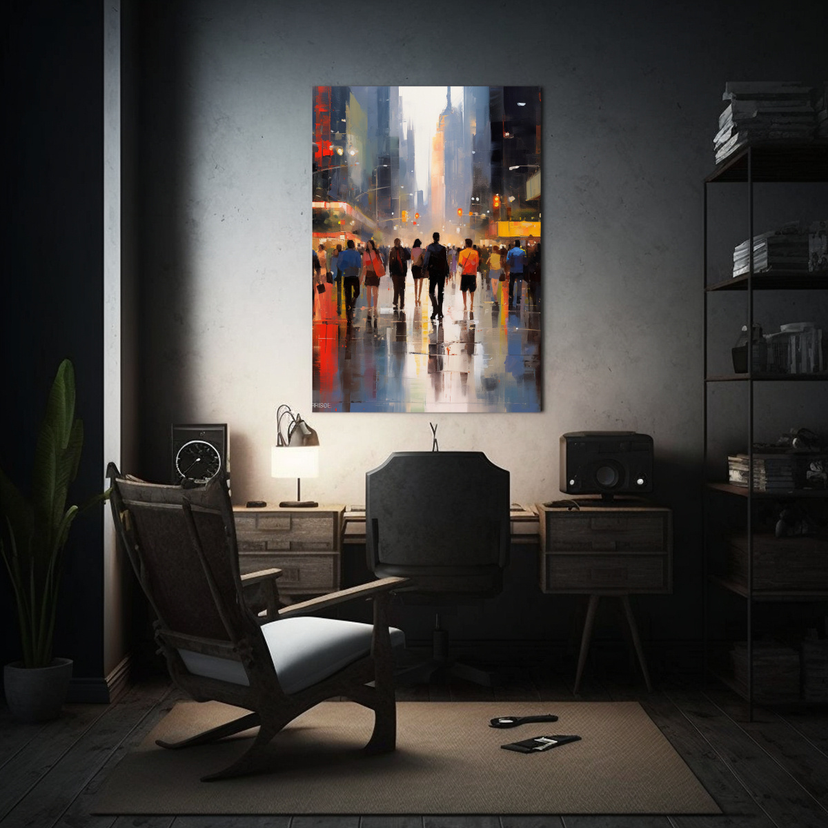 pintura-tem-tica-de-personas-en-paisaje-urbano-al-estilo-de-hig-1