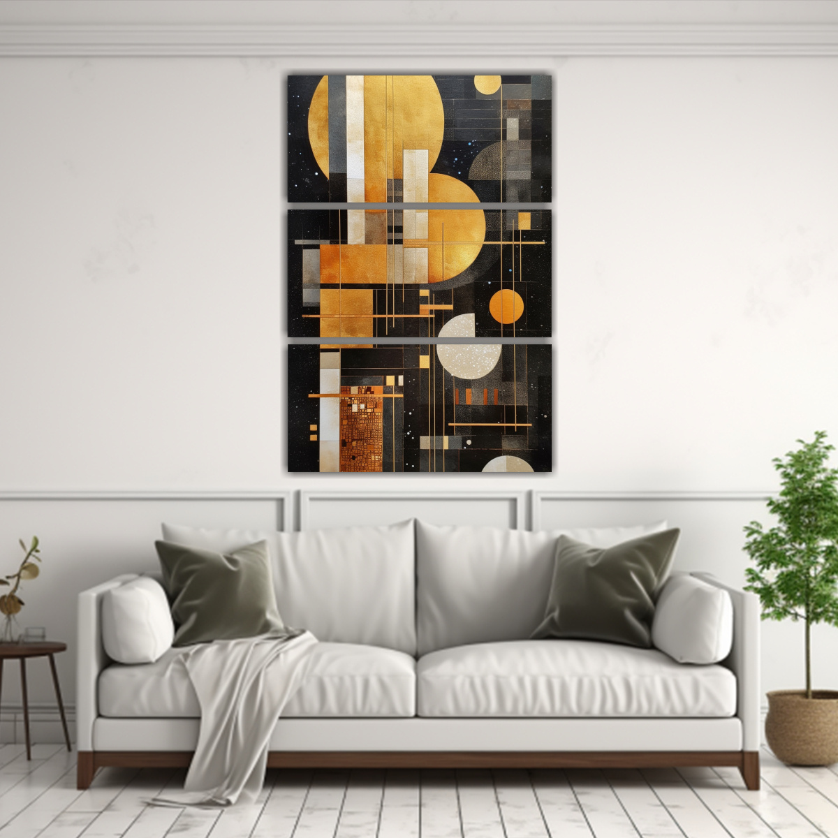 pinturas-abstractas-con-colores-oscuros-y-dorados-con-collage-geometrical-en-bastidor-acuarela-set-3-1