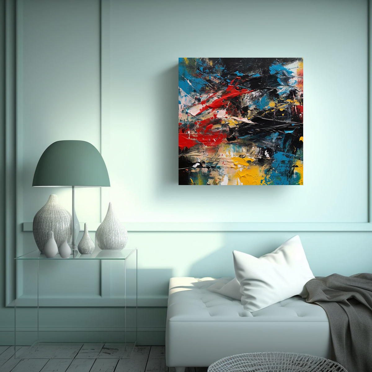 pinturas-abstractas-de-habitaci-n-en-lienzo-conceptual-en-rojoazulamarillonegronegroverde-1