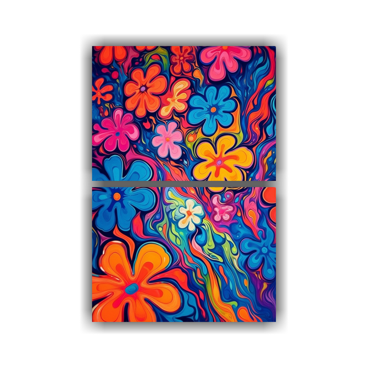 pinturas-abstractas-estilo-hippy-flower-power-para-decoraci-n