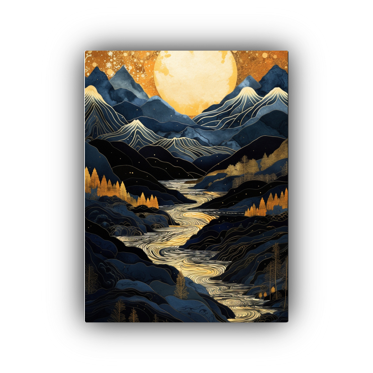 pinturas-acuarela-de-monta-as-y-agua-en-composici-n-vitalidad