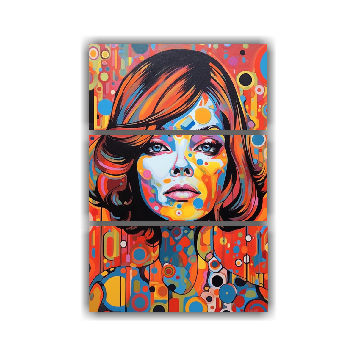 pinturas-de-concepto-de-tres-lienzos-para-oficina-una-mujer-como-el-punto-central-de-un-vibrante-pop-art-com-decorativo-
