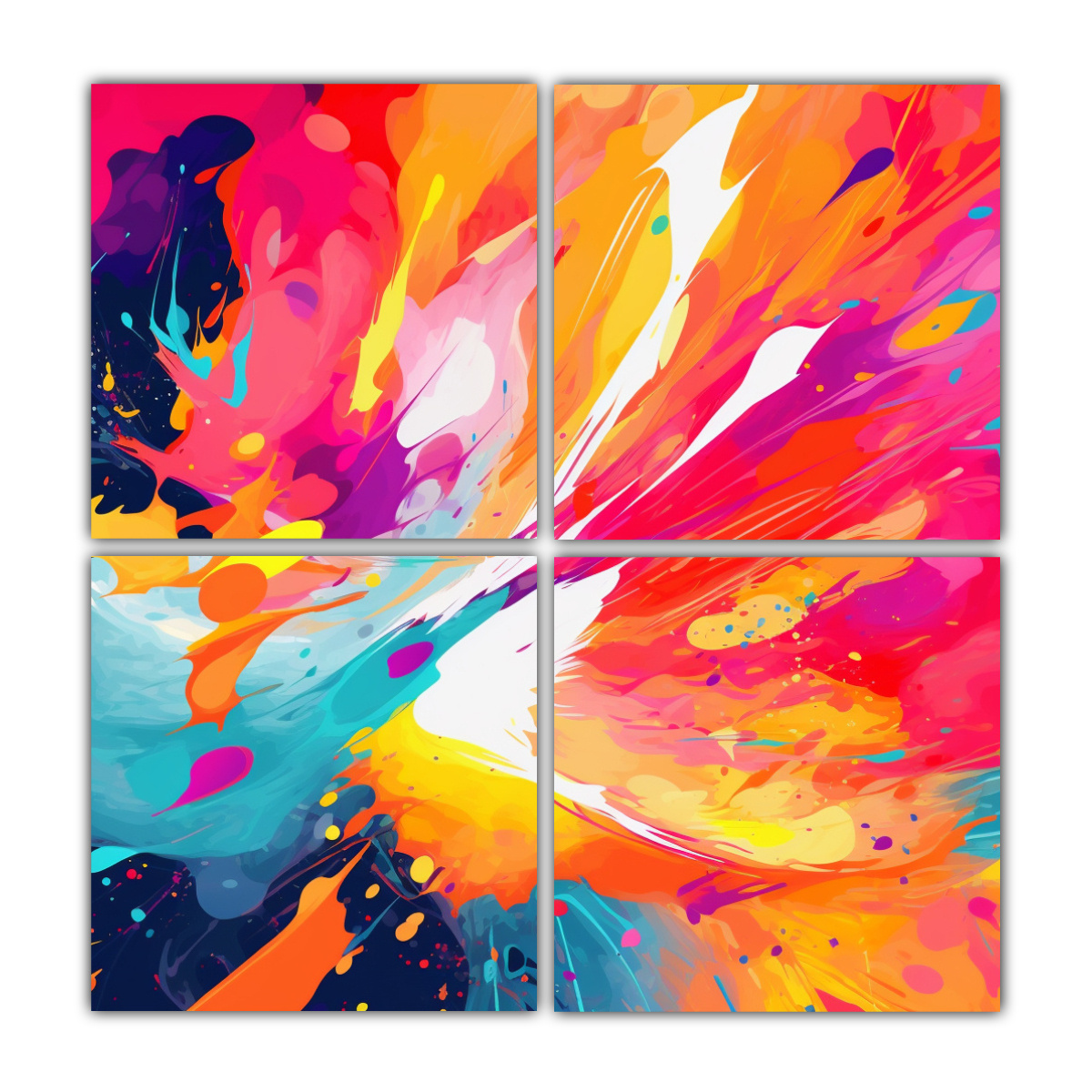 pinturas-decorativas-abstractas-muy-coloridas-con-fondo-expresivo-de-4-lienzos