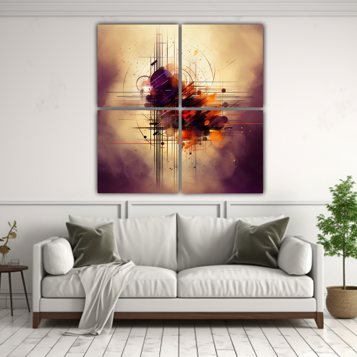 pinturas-decorativas-de-4-artes-lineales-1