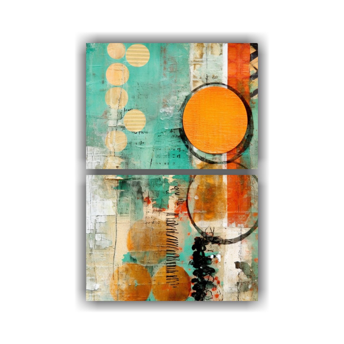 pinturas-decorativas-de-arte-mixto-en-bastidor-con-l-neas-finas-72-exposici-n