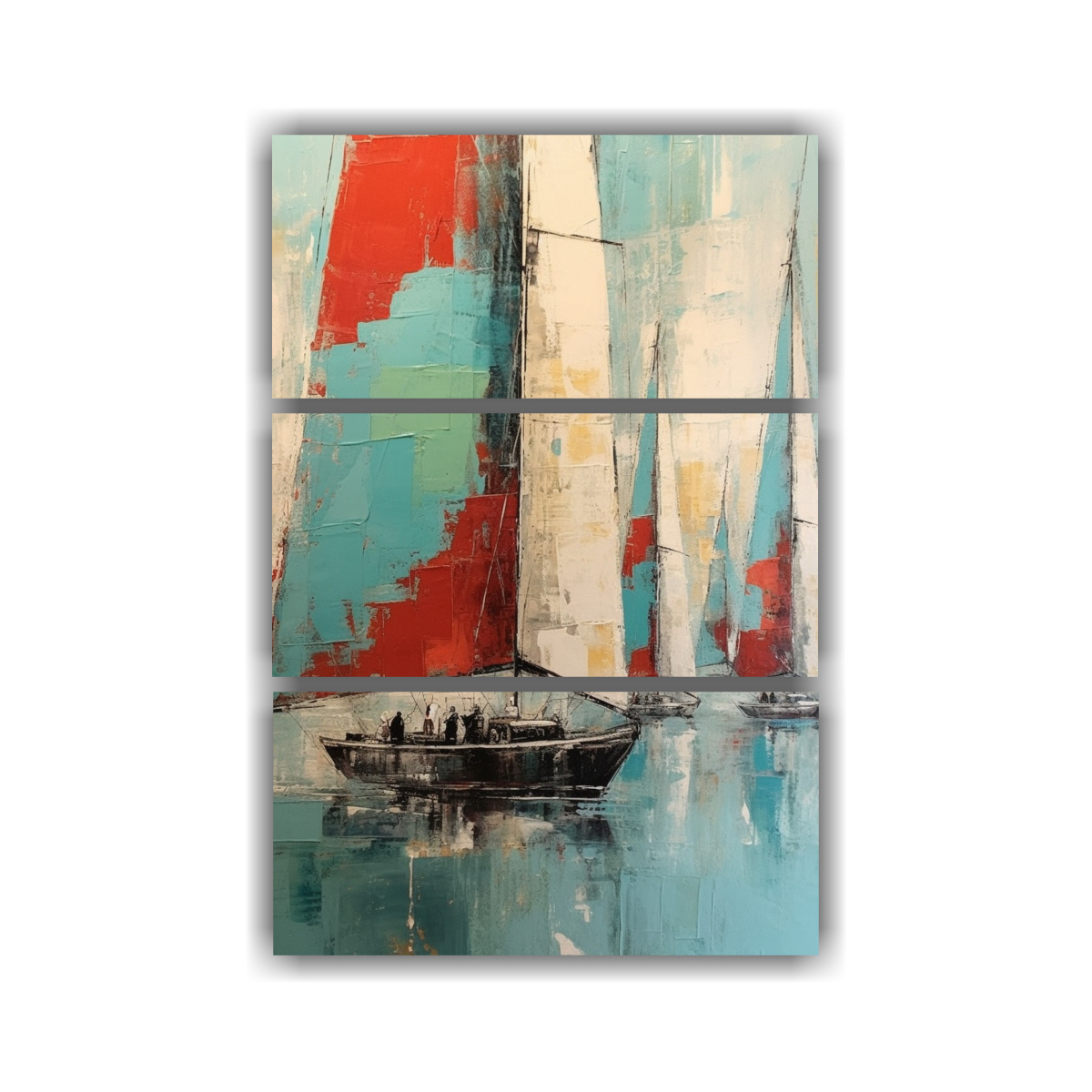 pinturas-decorativas-de-barco-a-vela-en-estilo-minimalismo-moderno-victoriano-neoexpresionista