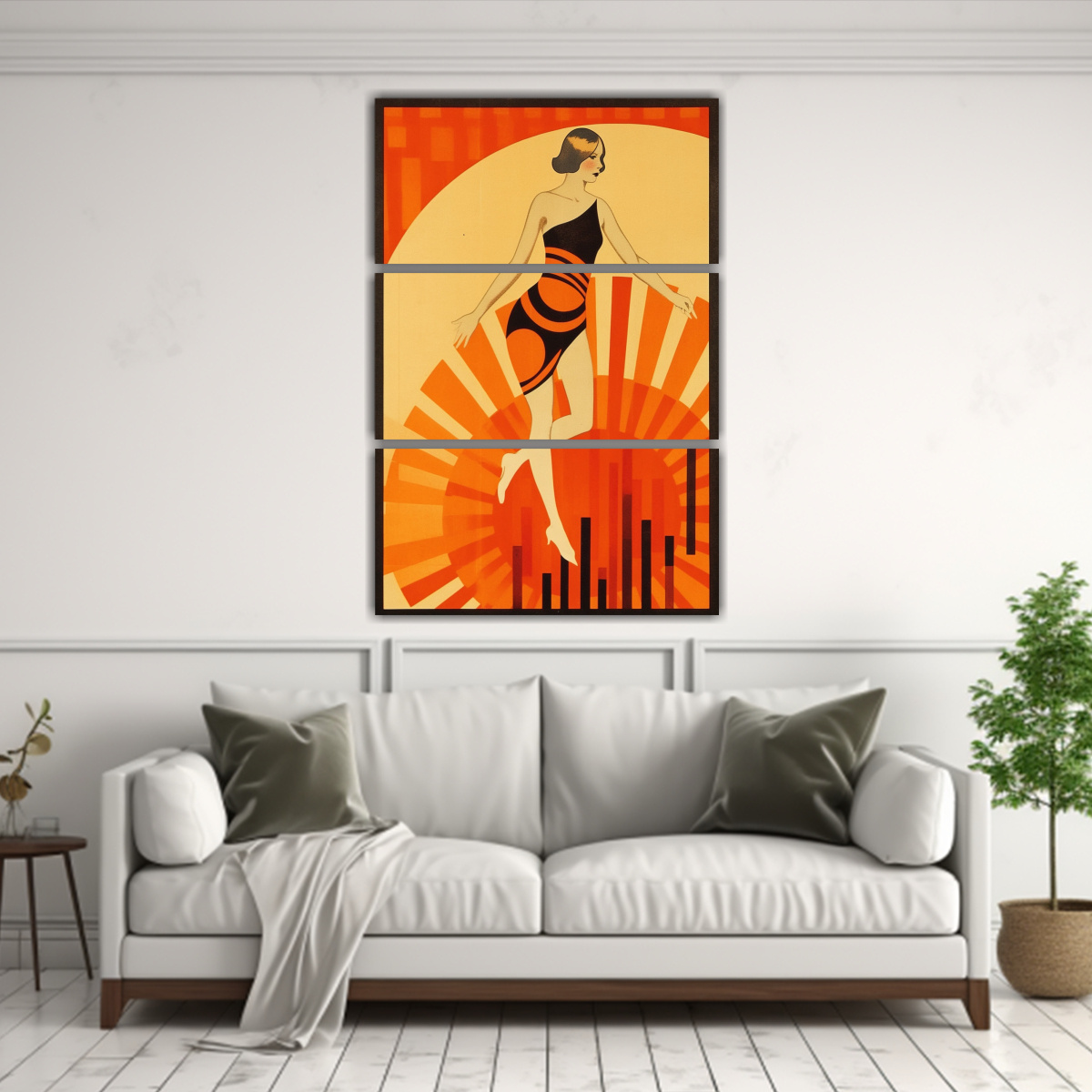 pinturas-decorativas-de-dise-o-bauhaus-para-mujeres-j-venes-en-moda-de-los-a-os-1920-1