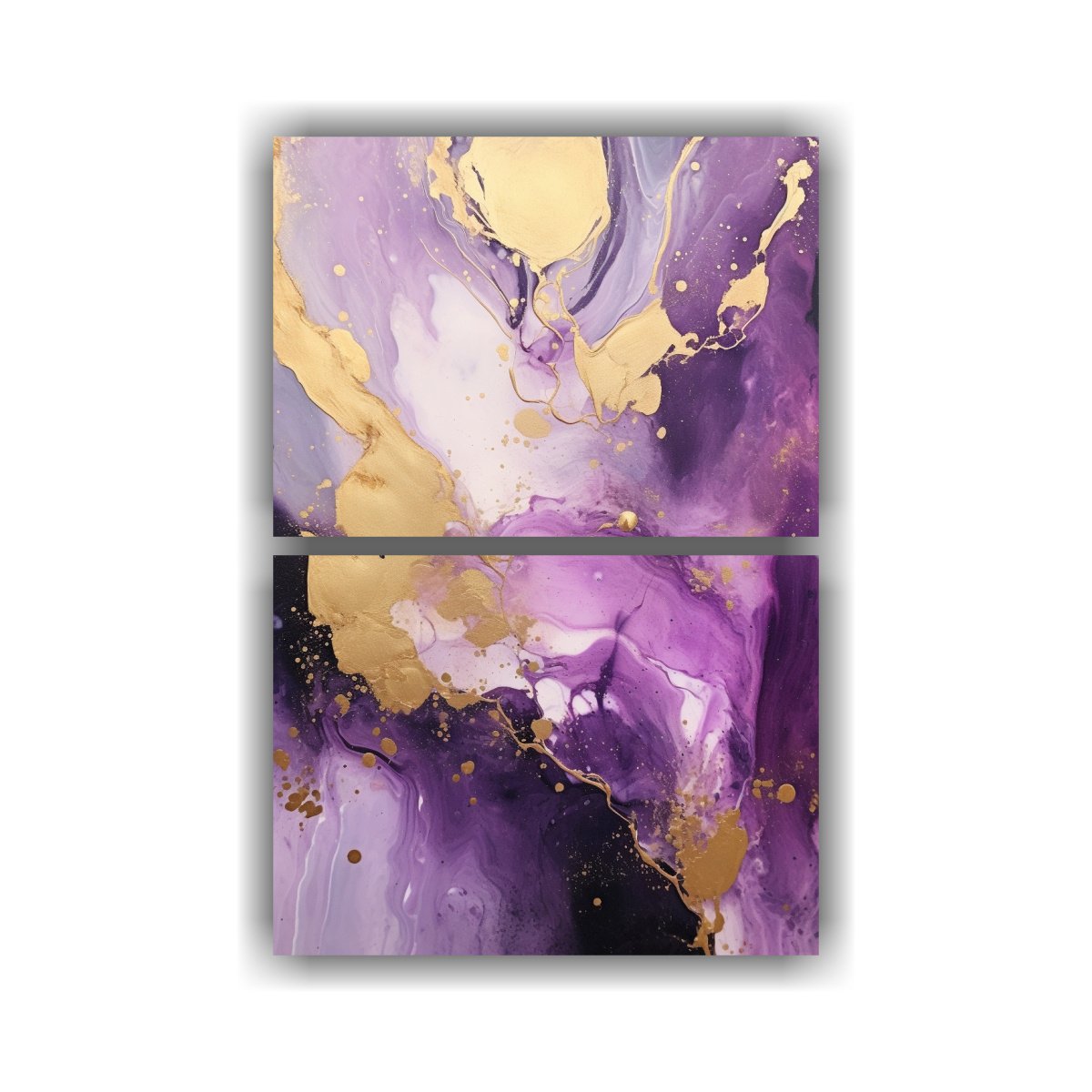 pinturas-decorativas-de-estilo-gal-ctico-p-rpura-en-gris-oscuro