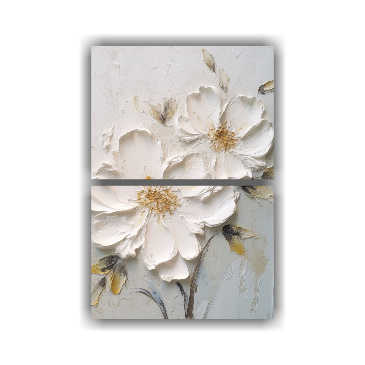 pinturas-decorativas-de-flores-blancas-sobre-fondo-blanco