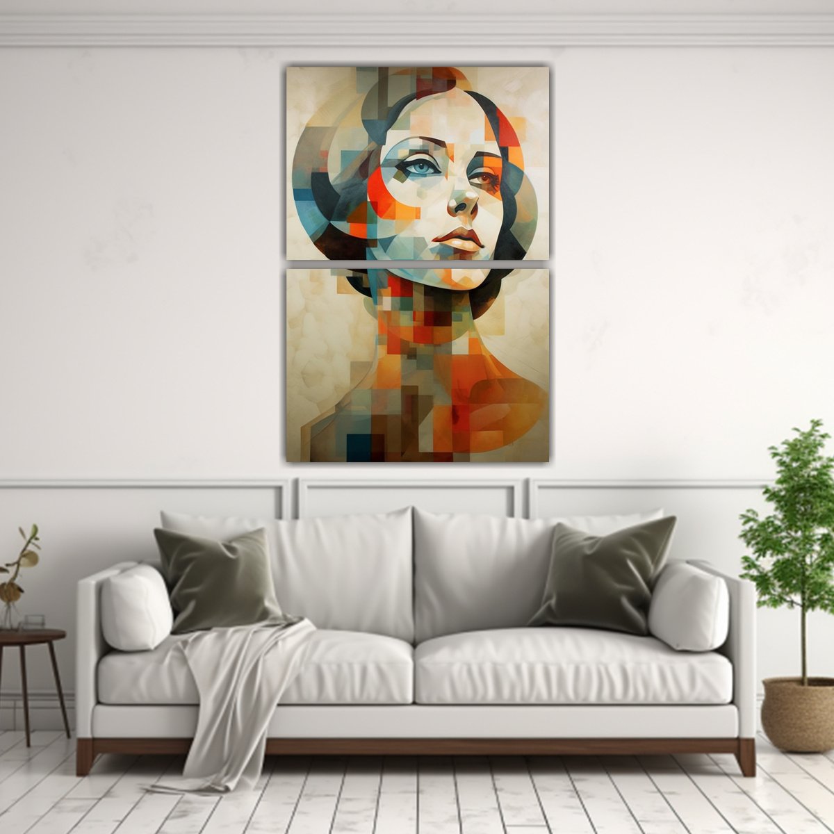 pinturas-decorativas-de-forma-de-rostro-de-ni-a-formadas-por-figuras-simples-1